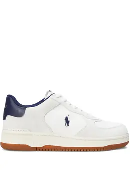 Polo Ralph Lauren: Белые кроссовки 