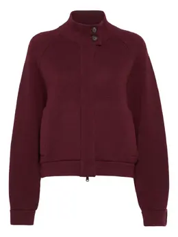 Brunello Cucinelli: Бордовая куртка 