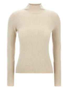 Max Mara: Бежевый свитер 