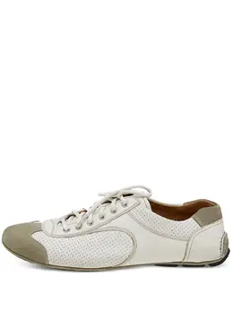 Prada Pre-Owned: Белые кроссовки 