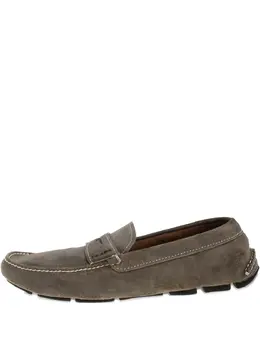 Prada Pre-Owned: Зелёные туфли 