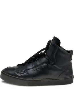 Louis Vuitton Pre-Owned: Чёрные кроссовки 