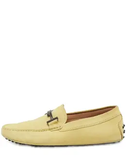 Tod's: Жёлтые туфли  Gommino