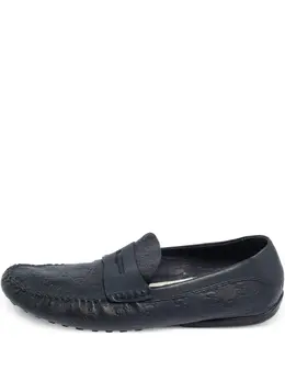 Gucci Pre-Owned: Синие туфли 