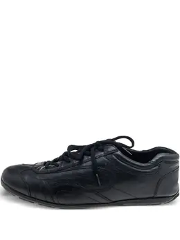 Prada Pre-Owned: Чёрные кроссовки 