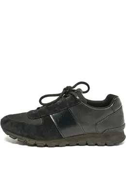 Prada Pre-Owned: Чёрные кроссовки 