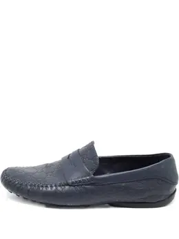 Gucci Pre-Owned: Синие туфли 