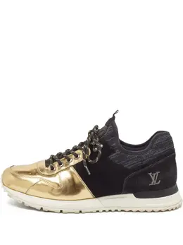 Louis Vuitton Pre-Owned: Чёрные кроссовки 