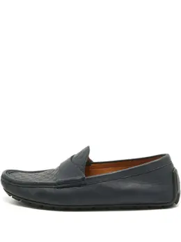 Gucci Pre-Owned: Синие туфли 