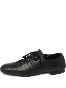 Prada Pre-Owned: Чёрные кроссовки 