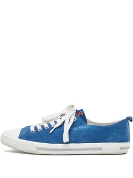 Prada Pre-Owned: Голубые кроссовки 