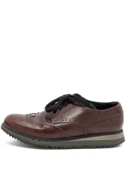 Prada Pre-Owned: Коричневые туфли 