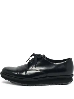 Prada Pre-Owned: Чёрные кроссовки 