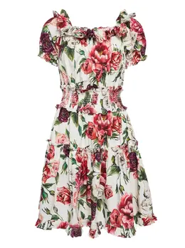 Dolce & Gabbana Pre-Owned: Платье с растительным принтом 