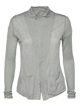 Giorgio Armani Pre-Owned: Кардиган в сетку 