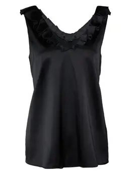 Moschino Pre-Owned: Топ с v-образным вырезом 