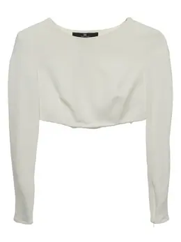 Elisabetta Franchi: Атласный топ 