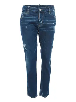 DSQUARED2: Рваные джинсы 