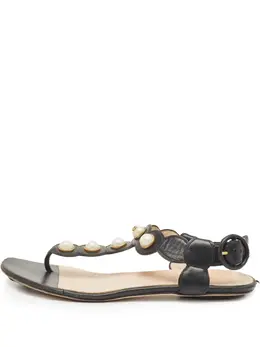 Gucci Pre-Owned: Чёрные сандалии 