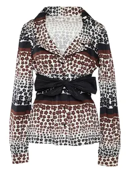Kenzo Pre-Owned: Рубашка с растительным принтом 