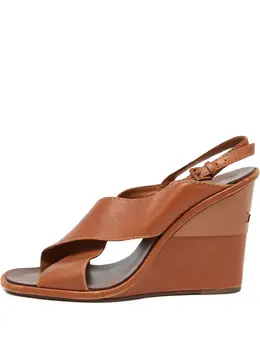Tory Burch: Коричневые сандалии 
