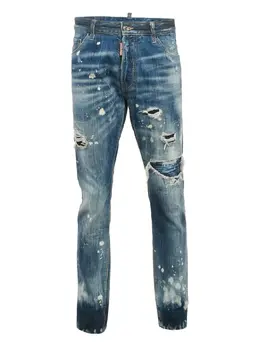 DSQUARED2: Рваные джинсы 