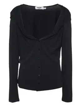 Moschino Pre-Owned: Чёрная рубашка 