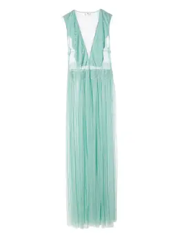 Elisabetta Franchi: Кружевное платье 
