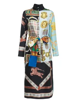 Burberry Pre-Owned: Шёлковое платье 