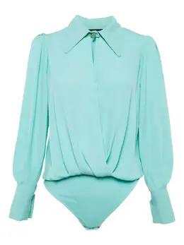 Elisabetta Franchi: Зелёный боди 
