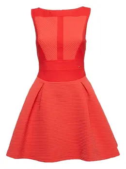 Elisabetta Franchi: Плиссированное платье 