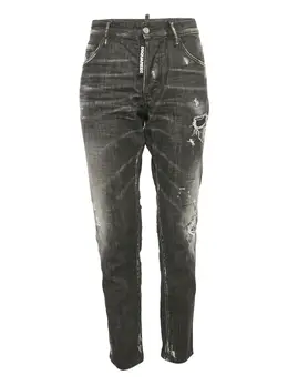 DSQUARED2: Рваные джинсы 