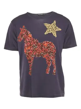 Dolce & Gabbana Pre-Owned: Синяя футболка 