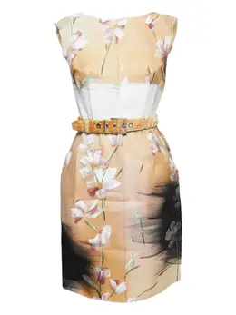 Dolce & Gabbana Pre-Owned: Платье с растительным принтом 