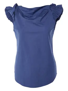 Moschino Pre-Owned: Синий топ 