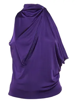 Versace Pre-Owned: Фиолетовый топ 