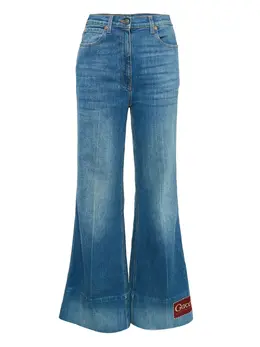Gucci Pre-Owned: Расклешённые джинсы 