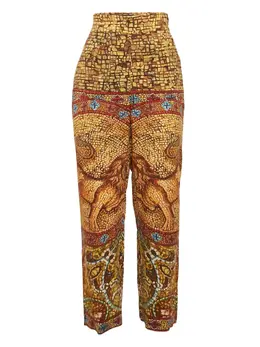 Dolce & Gabbana Pre-Owned: Брюки с принтом 