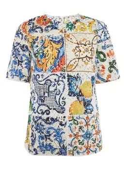 Dolce & Gabbana Pre-Owned: Топ с растительным принтом 