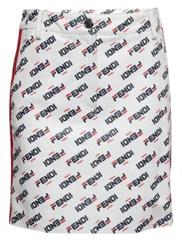Fendi Pre-Owned: Юбка с принтом 