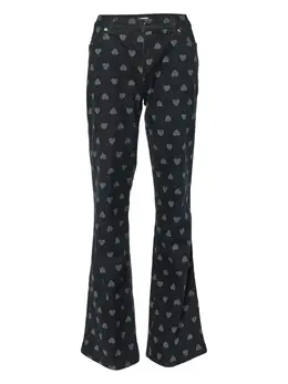 Moschino Pre-Owned: Расклешённые джинсы 