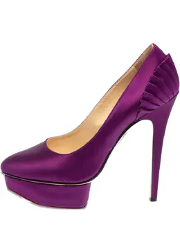 Charlotte Olympia: Фиолетовые туфли 