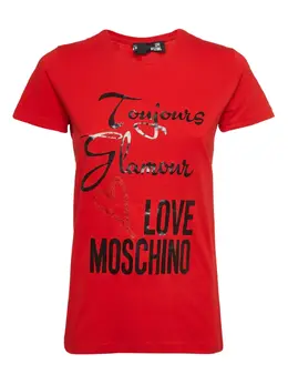 Moschino Pre-Owned: Футболка с принтом 