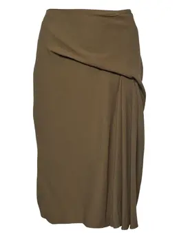 Versace Pre-Owned: Драпированная юбка 