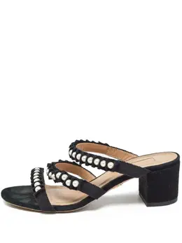Aquazzura: Чёрные сандалии 
