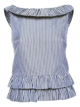 Christian Dior Pre-Owned: Топ в полоску 