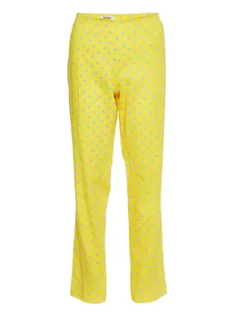 Moschino Pre-Owned: Брюки в горошек 