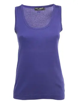 Dolce & Gabbana Pre-Owned: Хлопковая майка 