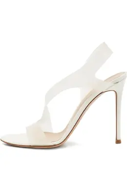 Gianvito Rossi: Белые сандалии  Metropolis