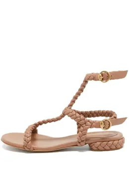 Gianvito Rossi: Бежевые сандалии 